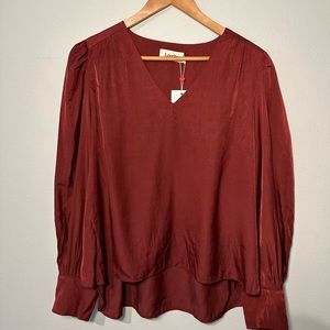 Rust/maroon Blouse
